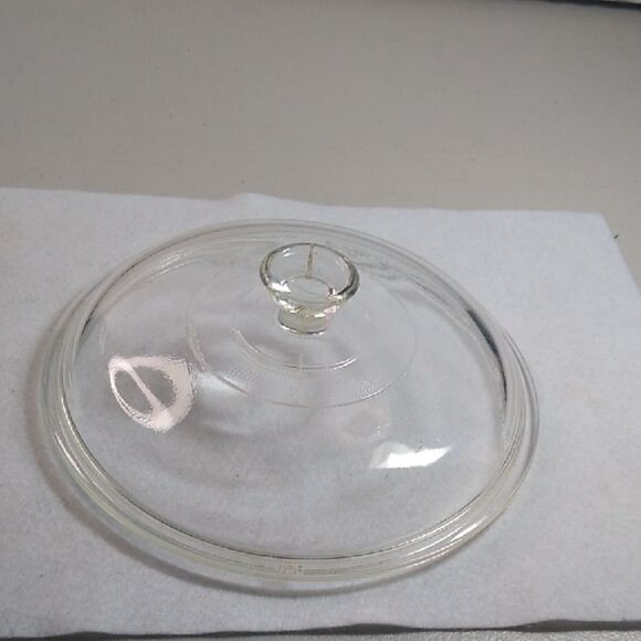 Clear Glass Lid #406 Knob texture glass ring number 11 on outer ring - Picture 1 of 7